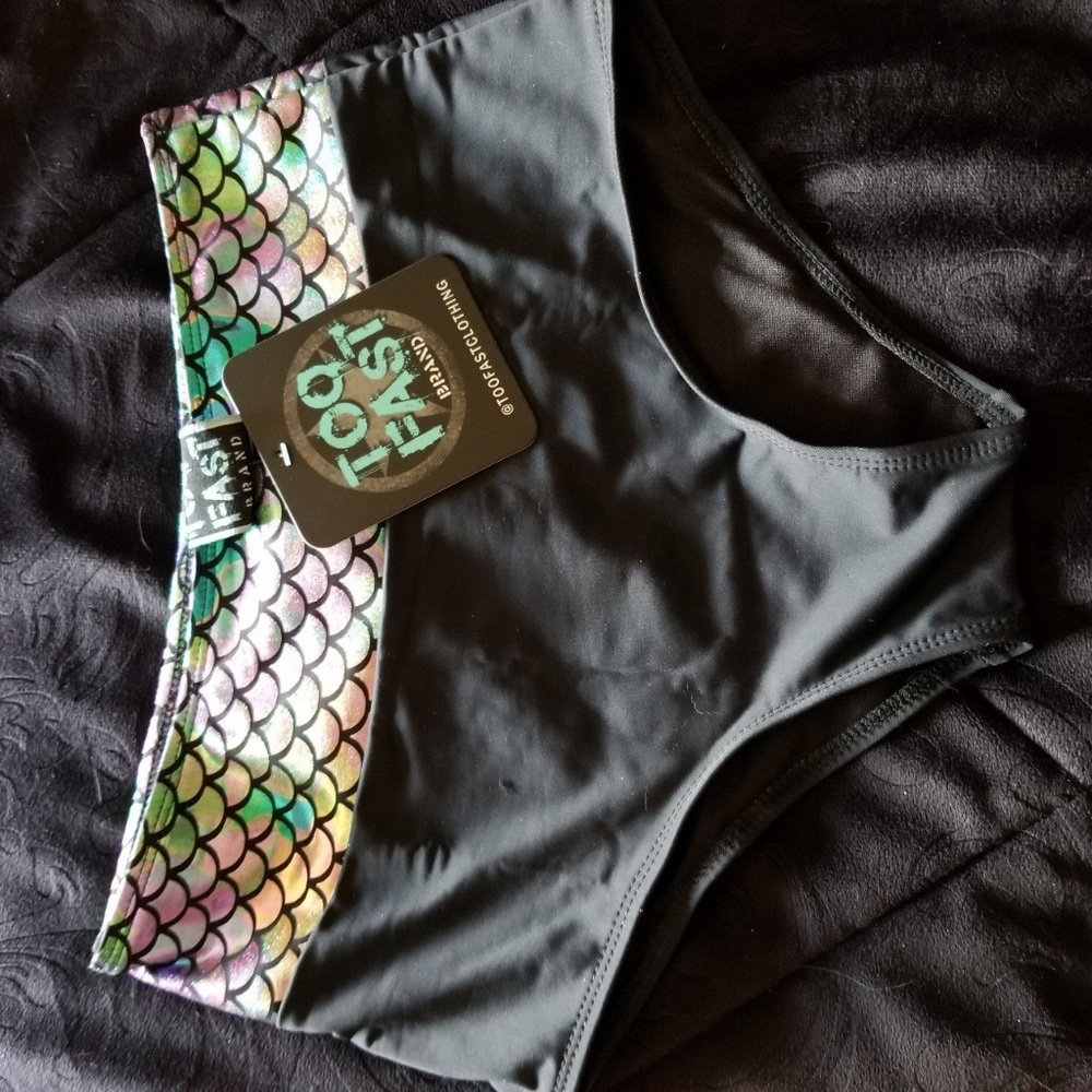 Too Fast Mermaid Bikini Bottoms BNWT